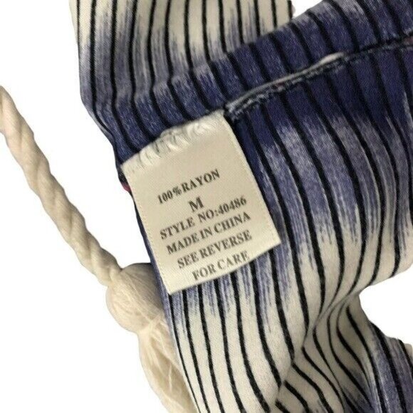 Boho Freeway M Tie Dye Fringe Kimono Cardigan Open Front Festival Cover Up - Picture 6 of 6